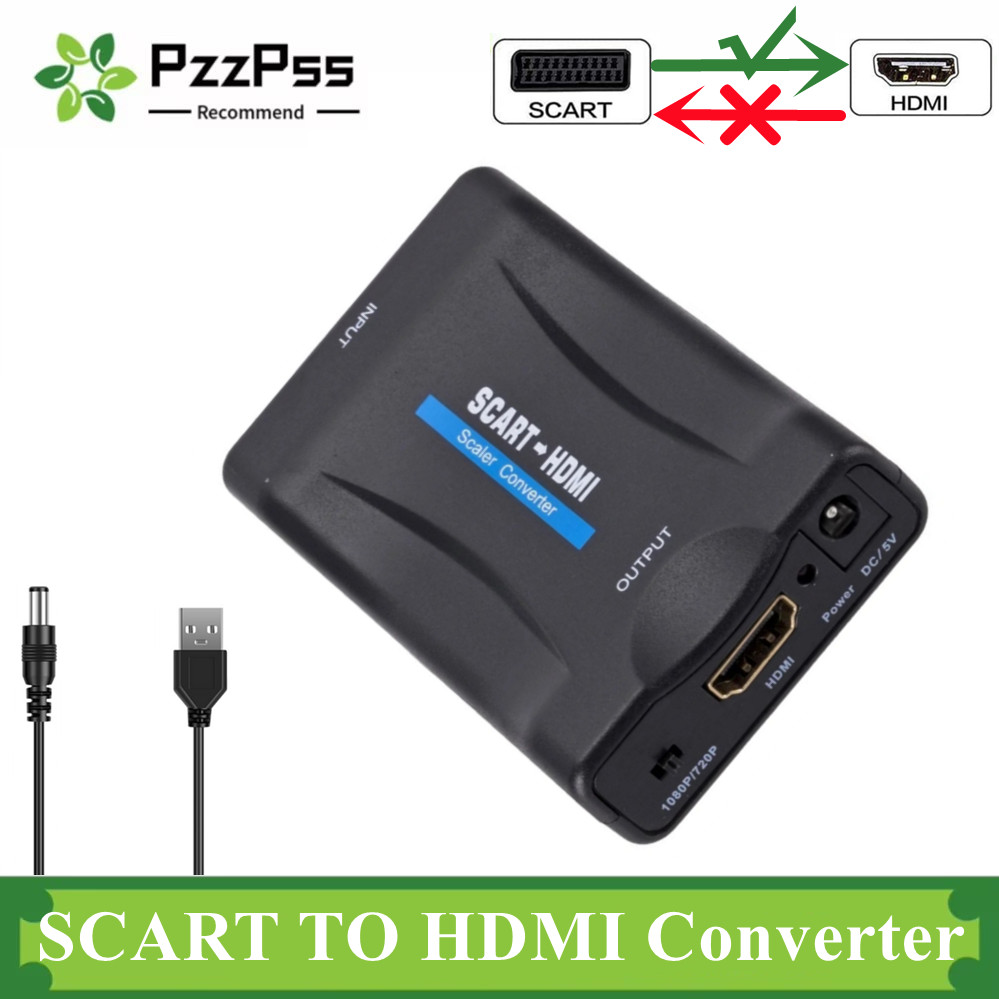 Scart To Hdmi - 1080P SCART to HDMI変換アダプター、HD TV/DVD/Sky Box