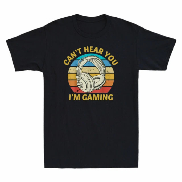 Retro Gaming T Shirts - I'm Gaming コットン ファニー レトロ ユー
