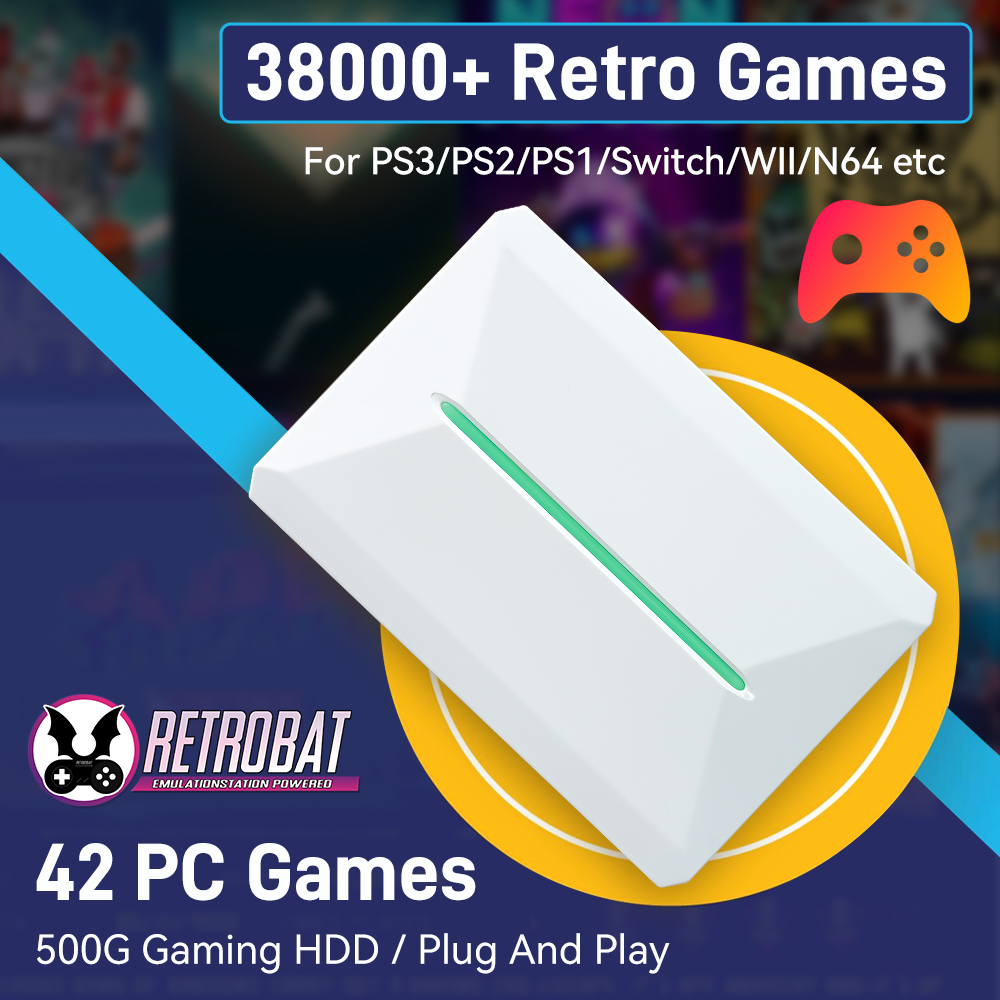 Retro Gaming Emulator Pc - Windows PC用レトロゲームHDD Retrobat＆Playnite 38200+ゲーム＆42 AAA PCゲーム