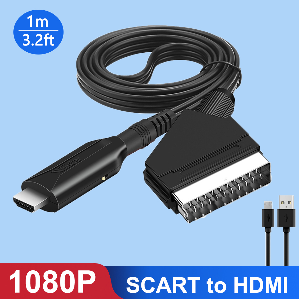 Scart To Hdmi - Scart to HDMI コンバーター 1080P ビデオ