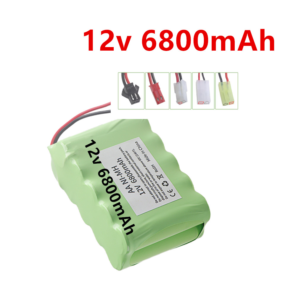 Rechargeable Battery Aa - 12v 6800mAh ニッケル水素充電式バッテリー タミヤ/JST/SM 用電動おもちゃ RC