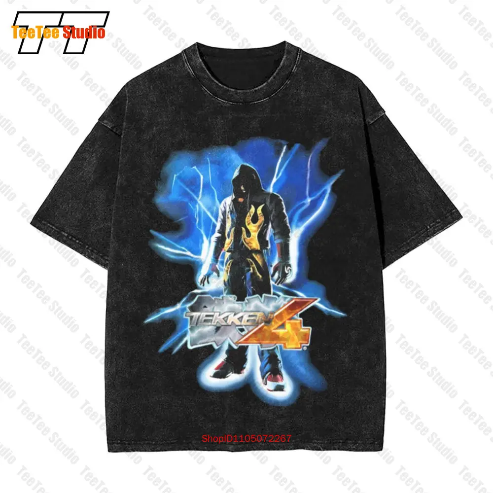 Retro Gaming T Shirts - ヴィンテージ 鉄拳 4 ナムコ プロモ アーケード