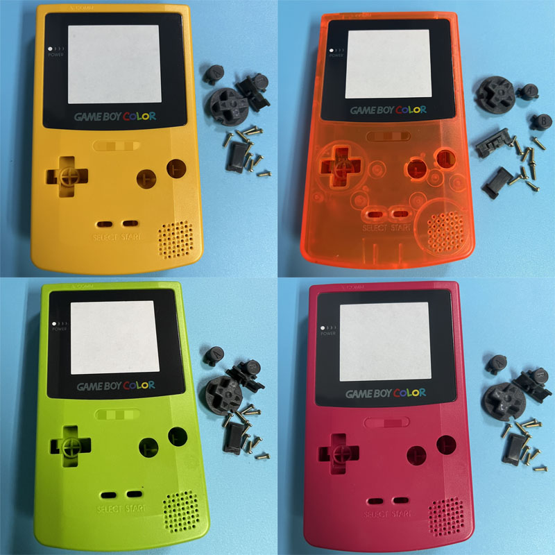 Retro Gaming Box - ゲームボーイカラーシェル Gbc 交換用シェル 限定版 発光ゲーム周辺機器 レトロゲーム機用アクセサリー
