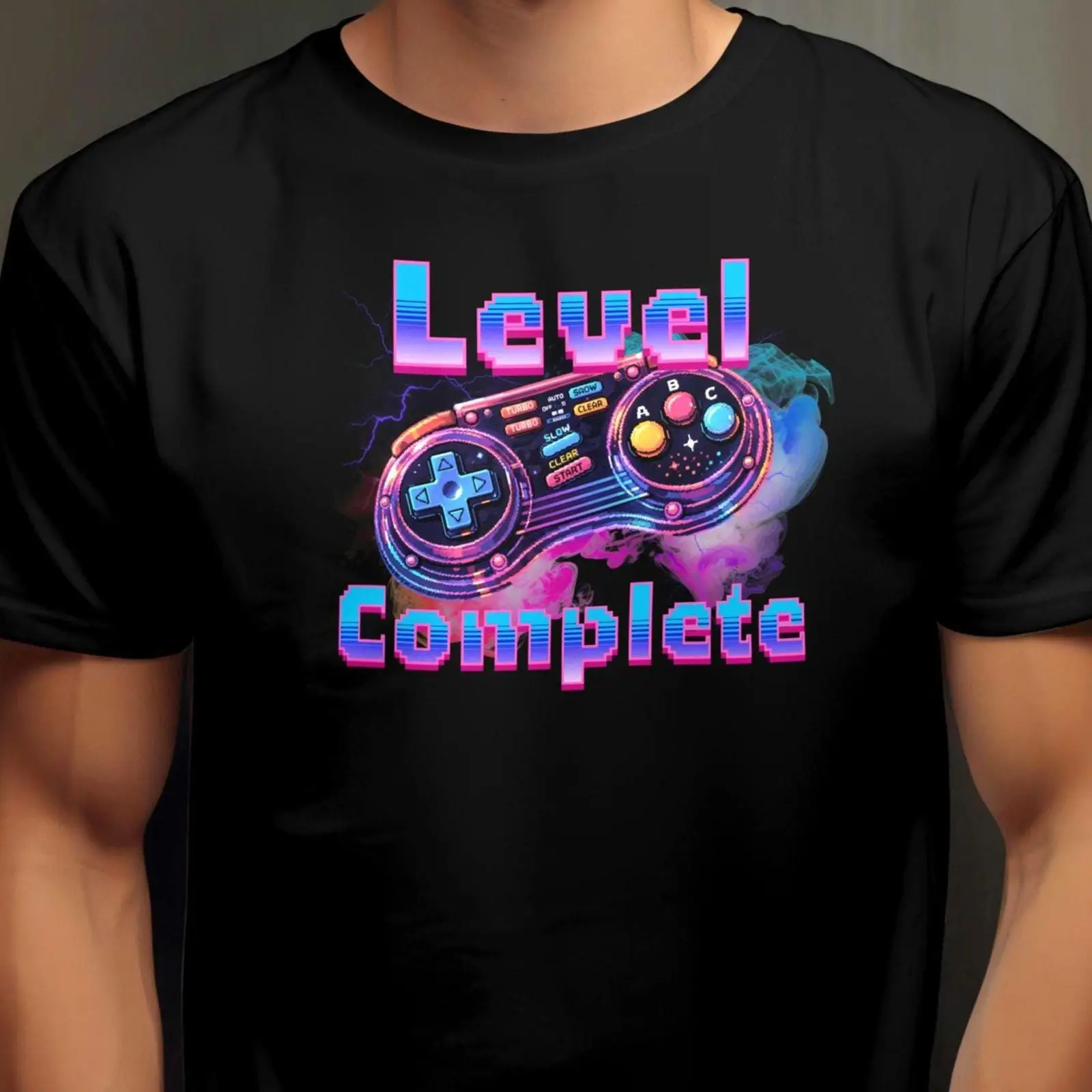 Retro Gaming Ideas - レトロゲーミングTシャツ レベルコンプリート 80年代 90年代 クラシックゲーマー ビデオゲーム