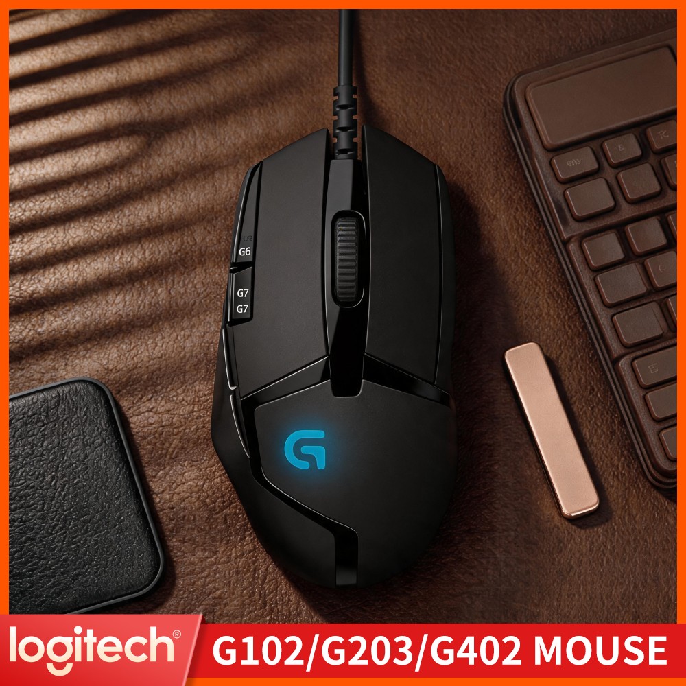 Logitech Mouse G203 - ロジクール G102 プロディジー ゲーミングマウス、軽量でバランスの取れた重量設計、長時間のコンピューター操作でも手首の負担を軽減