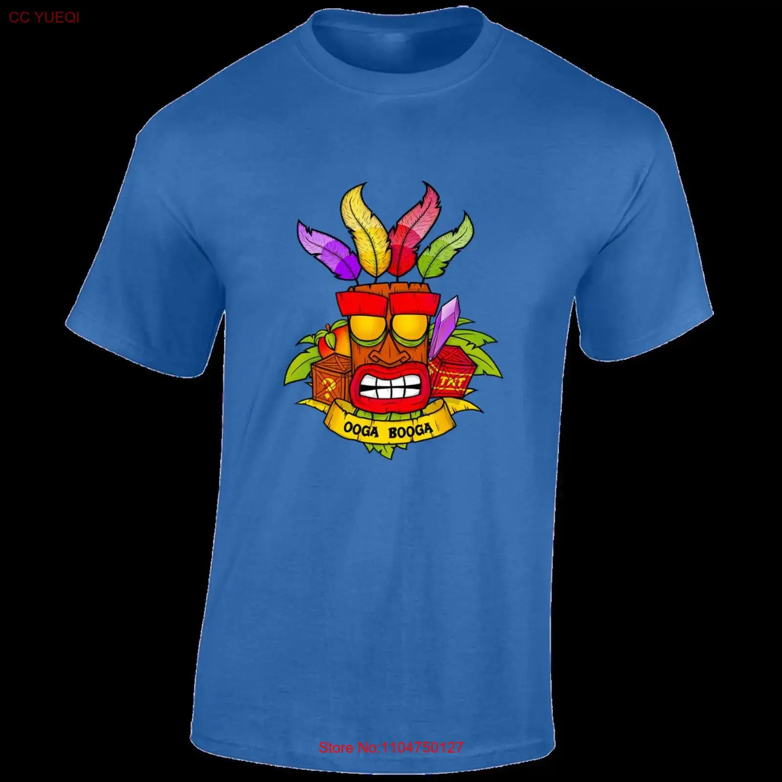 Retro Gaming Ideas - オガ・ブーガ・クラッシュ メンズTシャツ レトロゲーマー ゲーミングデザイン PC PS2