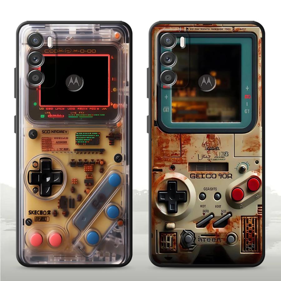 レトロゲームコンソールケース Moto Edge 40Pro - Retro Gaming Logo のレビューと価格