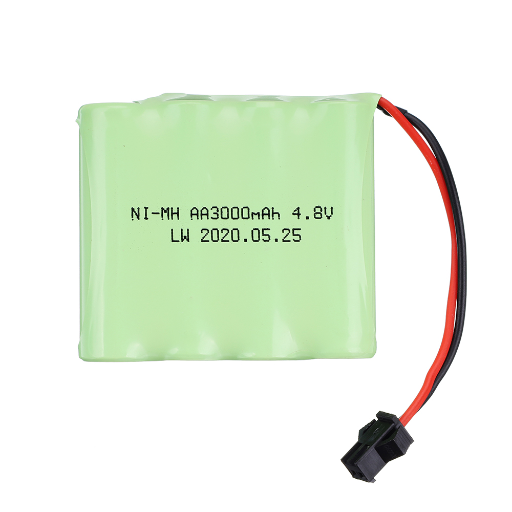 充電式 NiMH 4.8V 3000mAh バッテリーパック - Rechargeable Battery Aa のレビューと価格