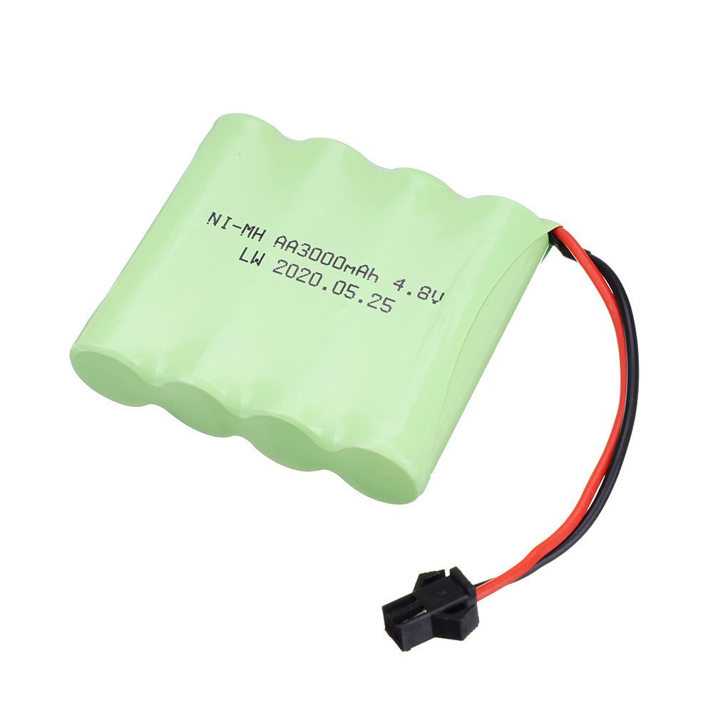 充電式 NiMH 4.8V 3000mAh バッテリーパック - Rechargeable Battery Aa のレビューと価格