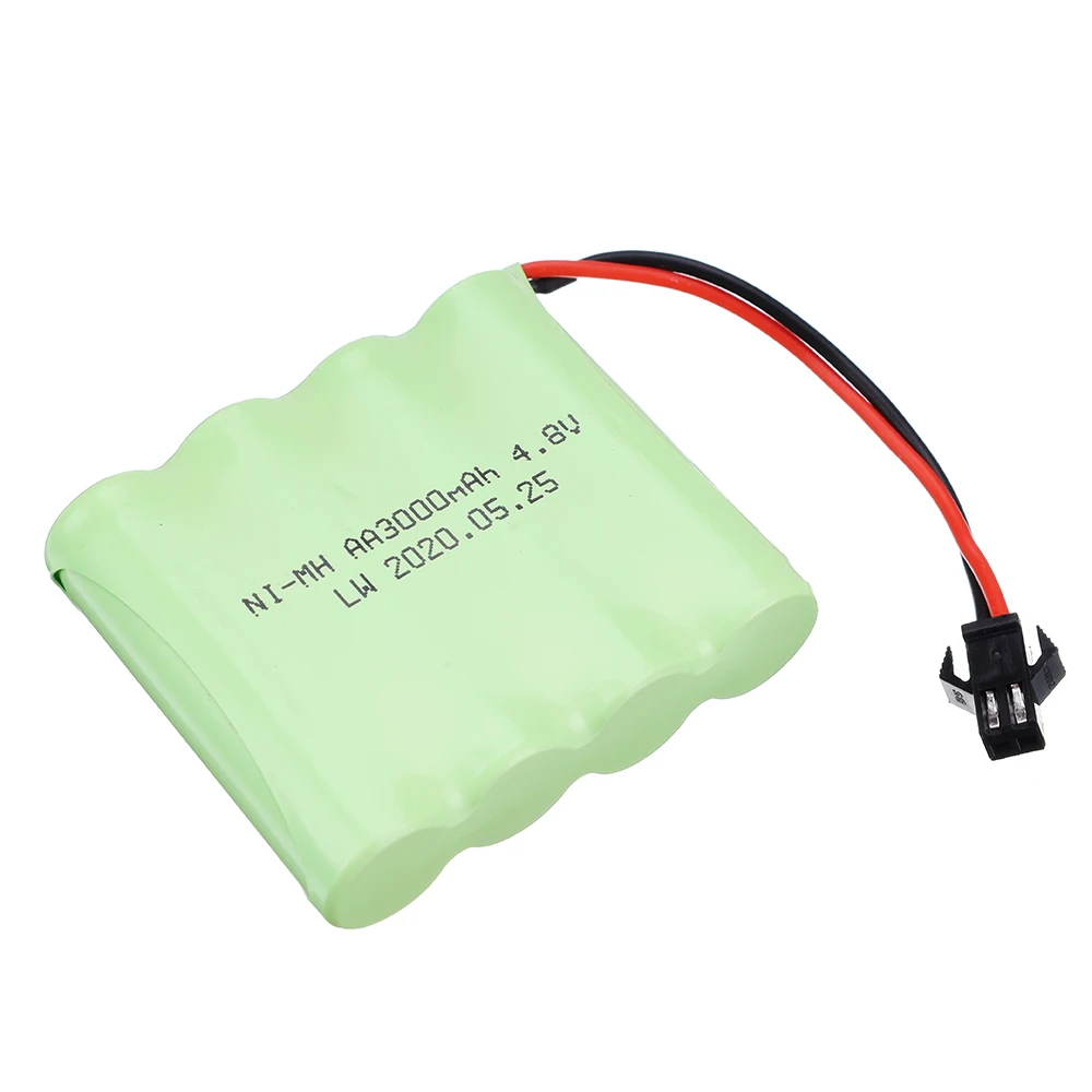 充電式 NiMH 4.8V 3000mAh バッテリーパック - Rechargeable Battery Aa のレビューと価格