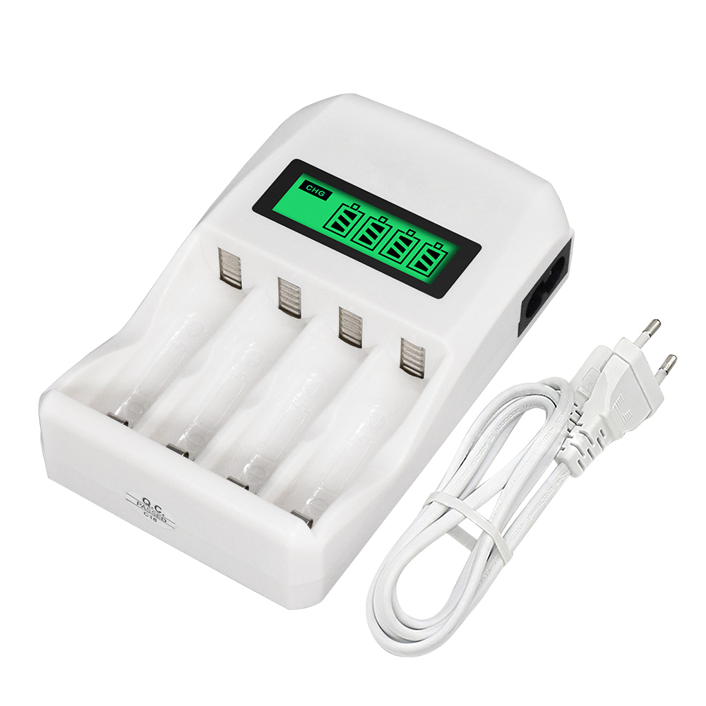 PALO 1.2V バッテリー充電器 4 スロット LCD  - Rechargeable Battery Aa のレビューと価格