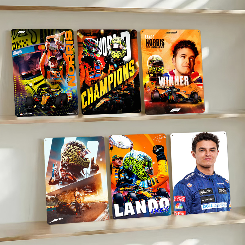 ランドノリスレーシングメタルポスター カスタマイズ可能なヴィ - Retro Poster Gaming のレビューと価格