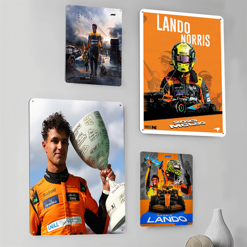 ランドノリスレーシングメタルポスター カスタマイズ可能なヴィ - Retro Poster Gaming のレビューと価格