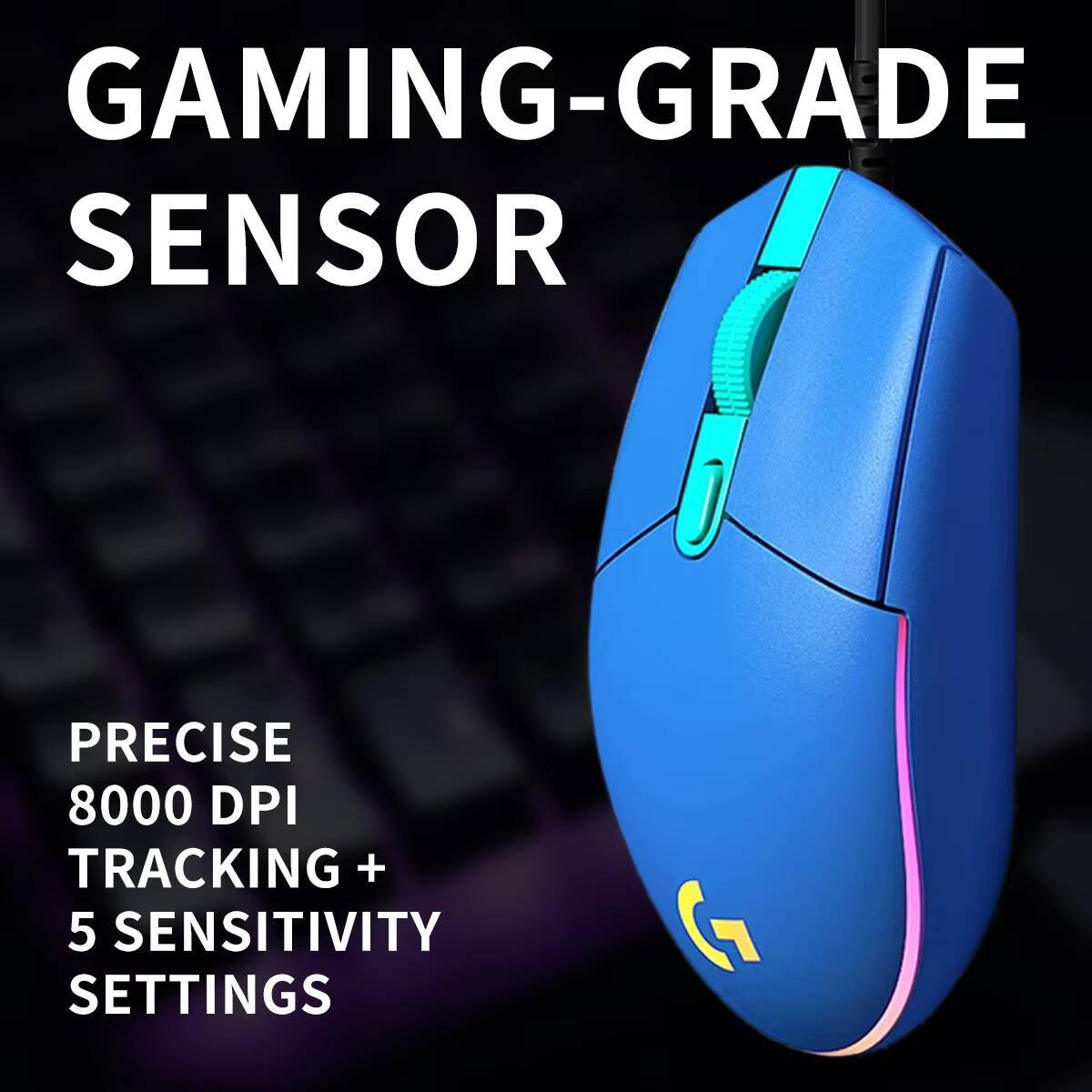 ロジクール G203 LIGHTSYNC ゲーミングマウス  - Logitech Mouse G203 のレビューと価格