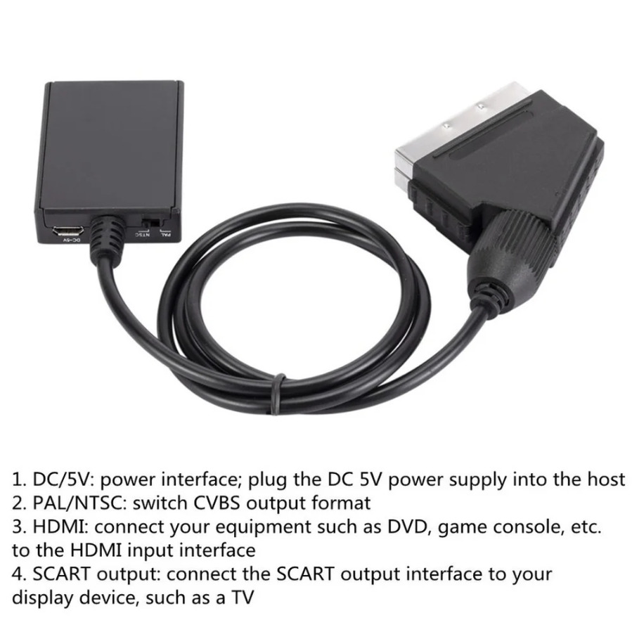 HDMI対応 - Scartコンバーター HDMI対応入力  - Scart To Hdmi のレビューと価格