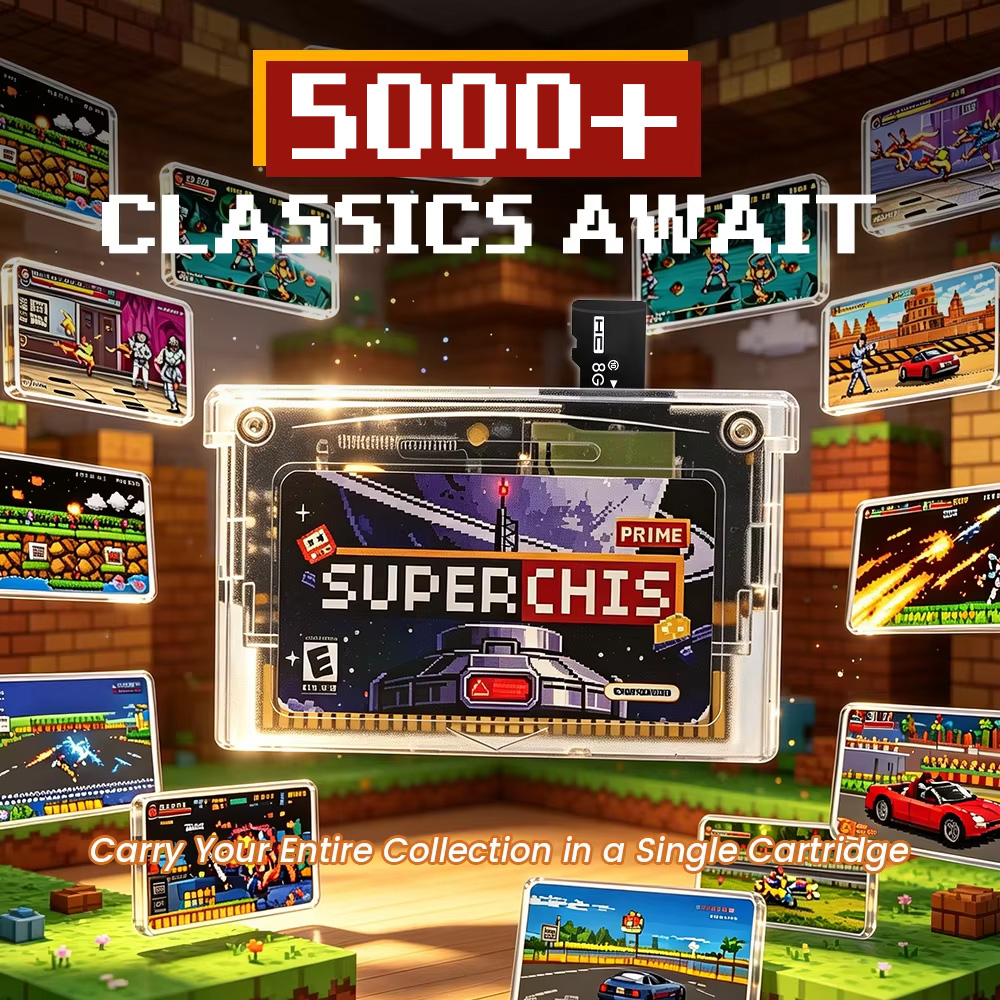 レトロスーパーチャイシスフラッシュゲームカートリッジ、8GB - Retro Gaming Box のレビューと価格