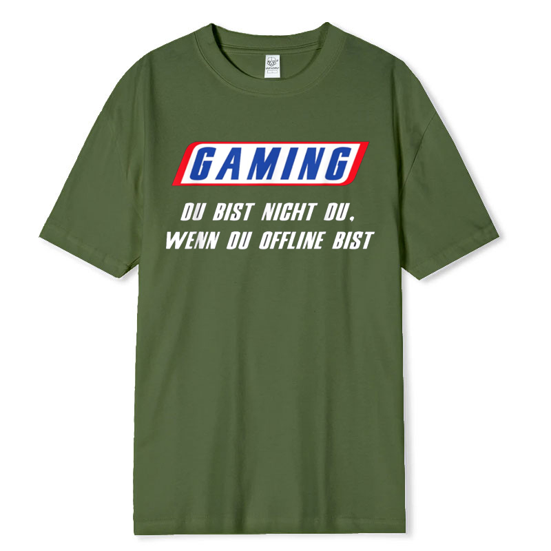 面白いドイツ語Tシャツ ゲーム Du Bist Nicht  - Retro Gaming Ideas のレビューと価格