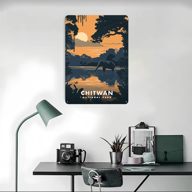 チットワン国立公園メタルポスターカスタマイズされた壁アートレ - Retro Poster Gaming のレビューと価格