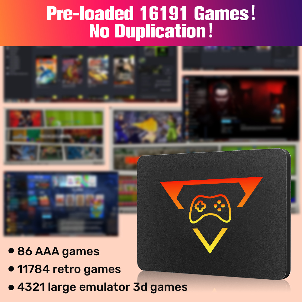 レトロゲームSSD Switch/PS5/Xbox/PS4/ - Retro Gaming Emulator Pc のレビューと価格