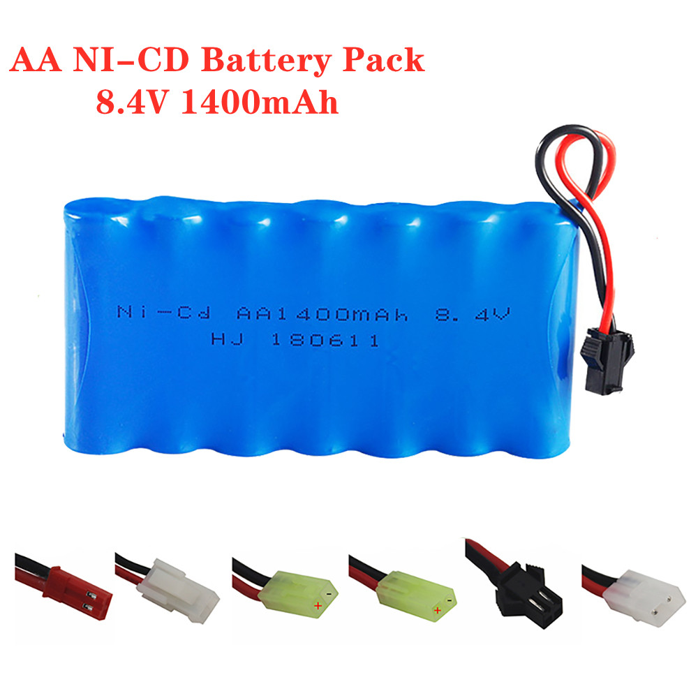 Ni-cd充電式バッテリーパック,8.4v,1400mah, - Rechargeable Battery Aa のレビューと価格