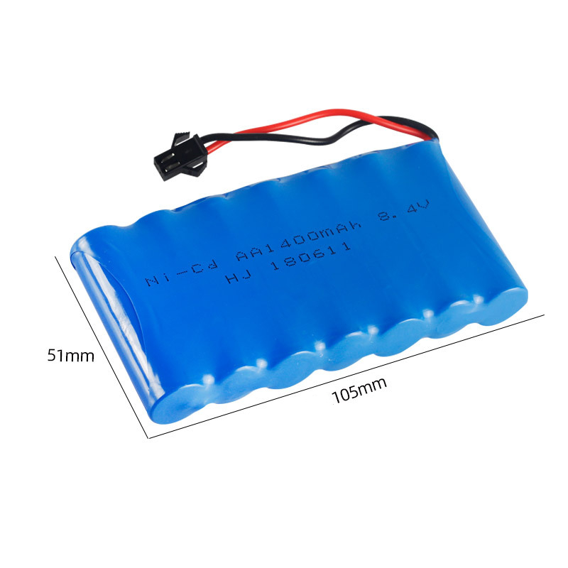Ni-cd充電式バッテリーパック,8.4v,1400mah, - Rechargeable Battery Aa のレビューと価格
