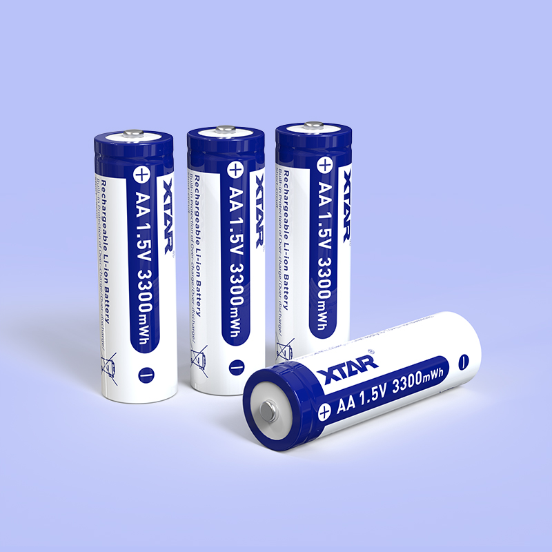 1-8パック XTAR 1.5V AA 3300mWh 充電 - Rechargeable Battery Aa のレビューと価格