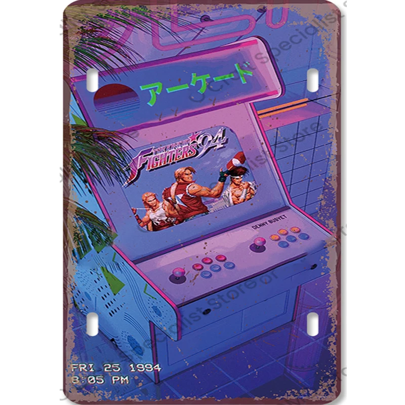 ヴィンテージゲームメタルサイン レトロゲームボーイコンソール - Retro Gaming Arcade Console のレビューと価格