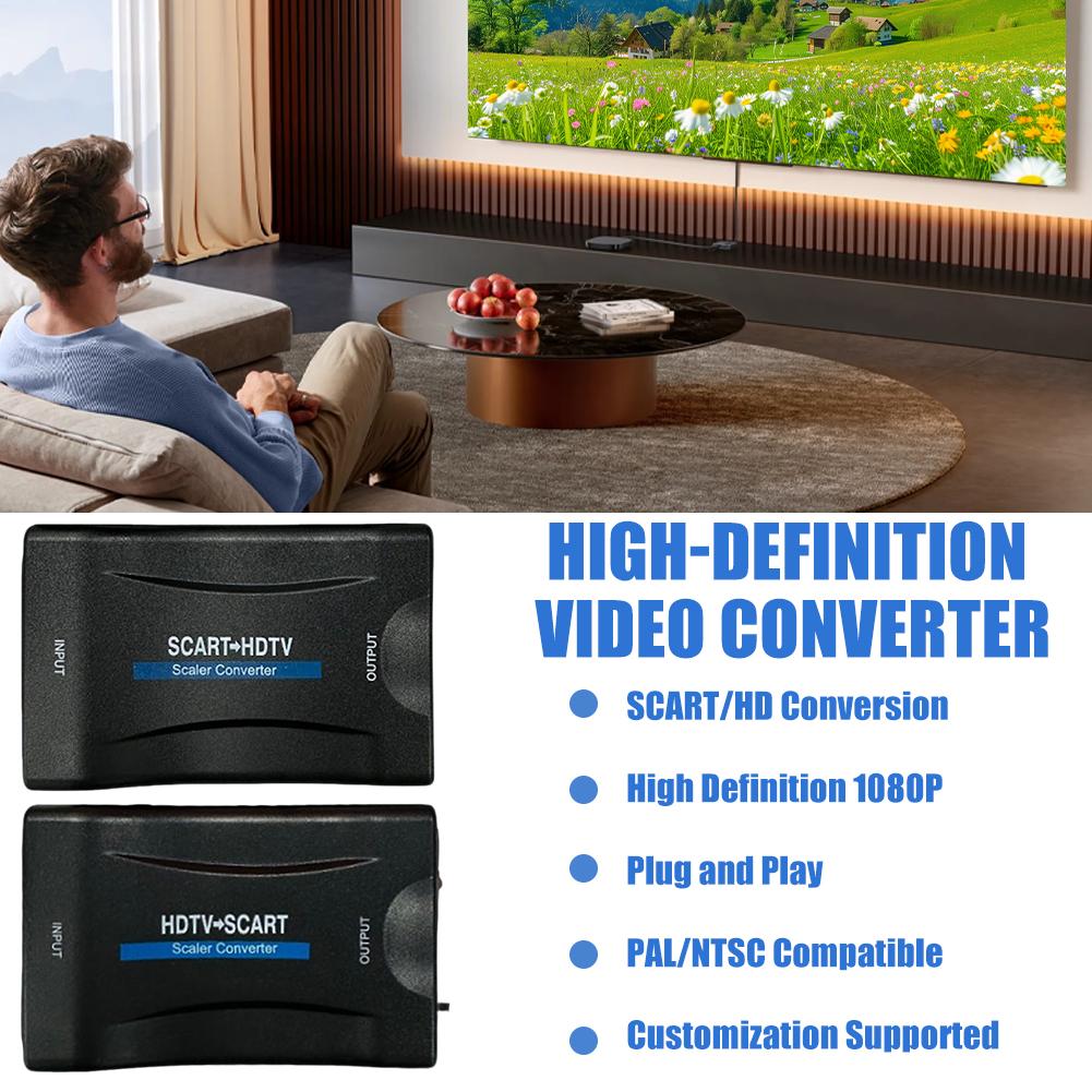 1080P HDMI - SCART ビデオ/オーディオアッ - Scart To Hdmi のレビューと価格