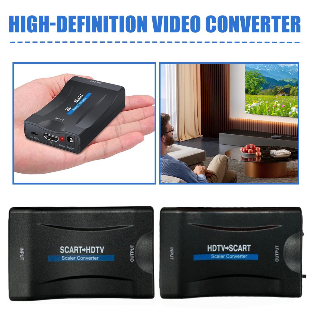 1080P HDMI - SCART ビデオ/オーディオアッ - Scart To Hdmi のレビューと価格