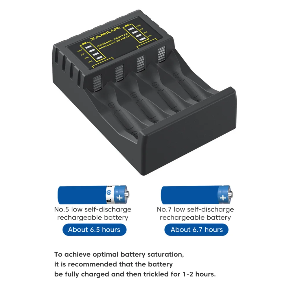 AA/AAA バッテリー充電器 4 スロット インテリジェン - Rechargeable Battery Aa のレビューと価格