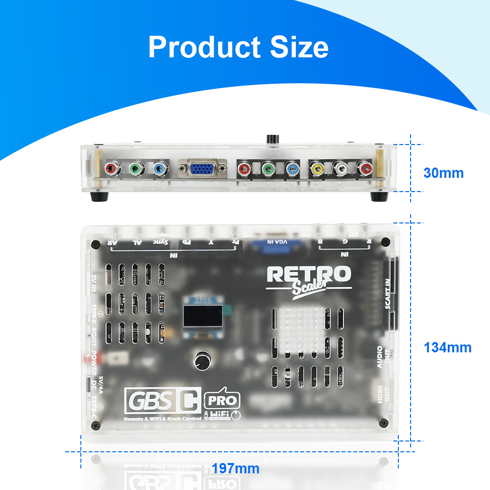新しいレトロゲームGBSC Pro GBSコントロールSca - Scart To Hdmi のレビューと価格