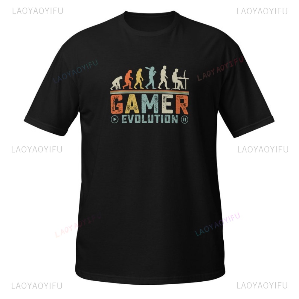 ゲーマー進化 Tシャツレトロビデオゲームグラフィック Tシャ - Retro Gaming Ideas のレビューと価格