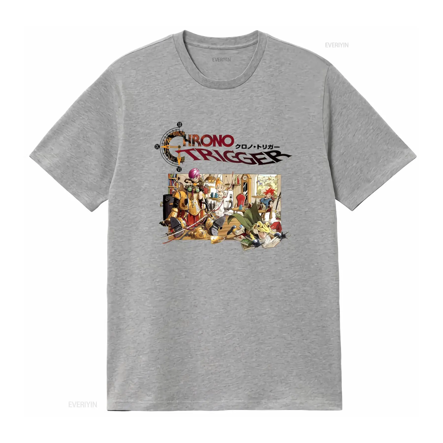 クロノトリガービデオゲームロゴ T シャツサイズ S 5XL - Retro Gaming Logo のレビューと価格
