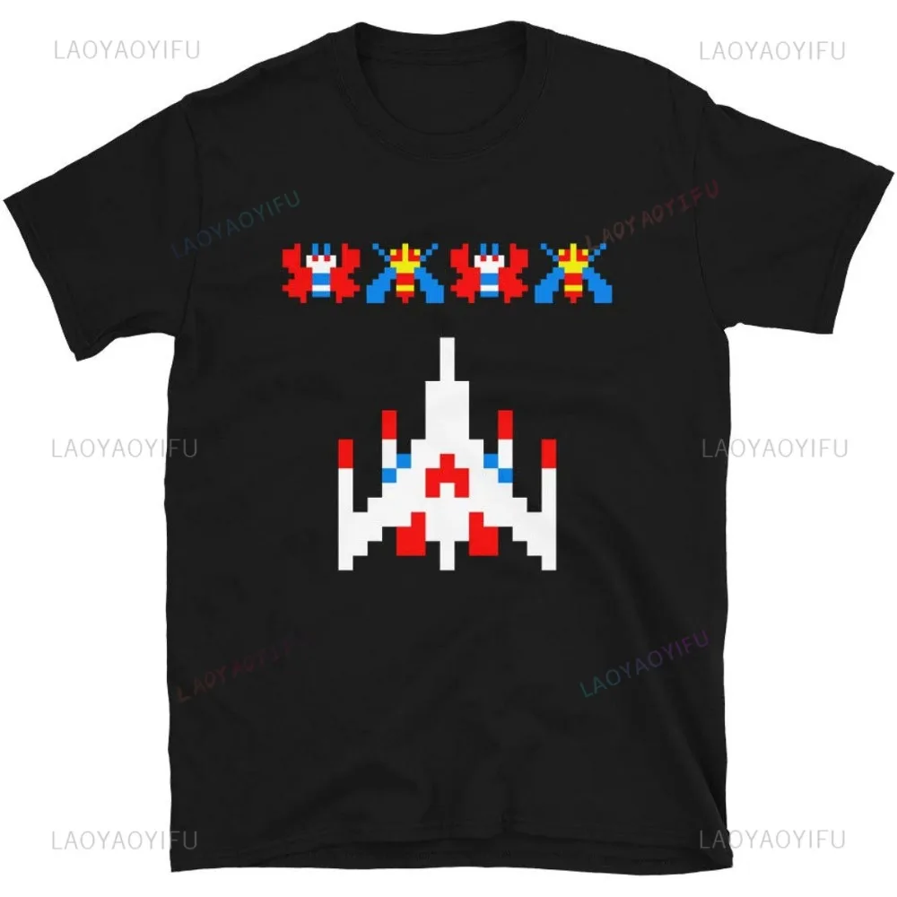 アーケードガレガガ-男性用ヴィンテージトップス,ビデオゲーム - Retro Gaming T Shirts のレビューと価格