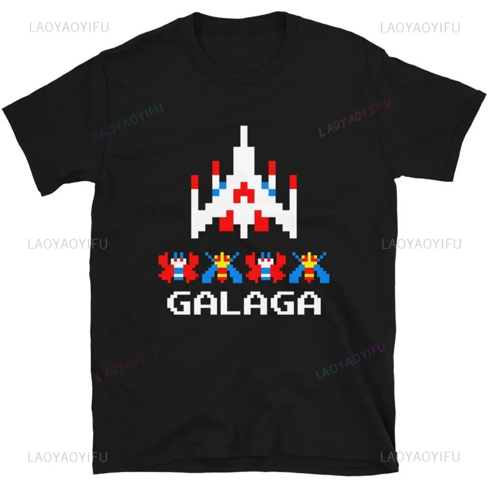アーケードガレガガ-男性用ヴィンテージトップス,ビデオゲーム - Retro Gaming T Shirts のレビューと価格