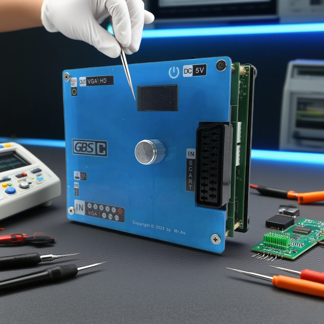 GBS コントロールビデオゲーム信号コンバータ LCD スク - Scart To Hdmi のレビューと価格