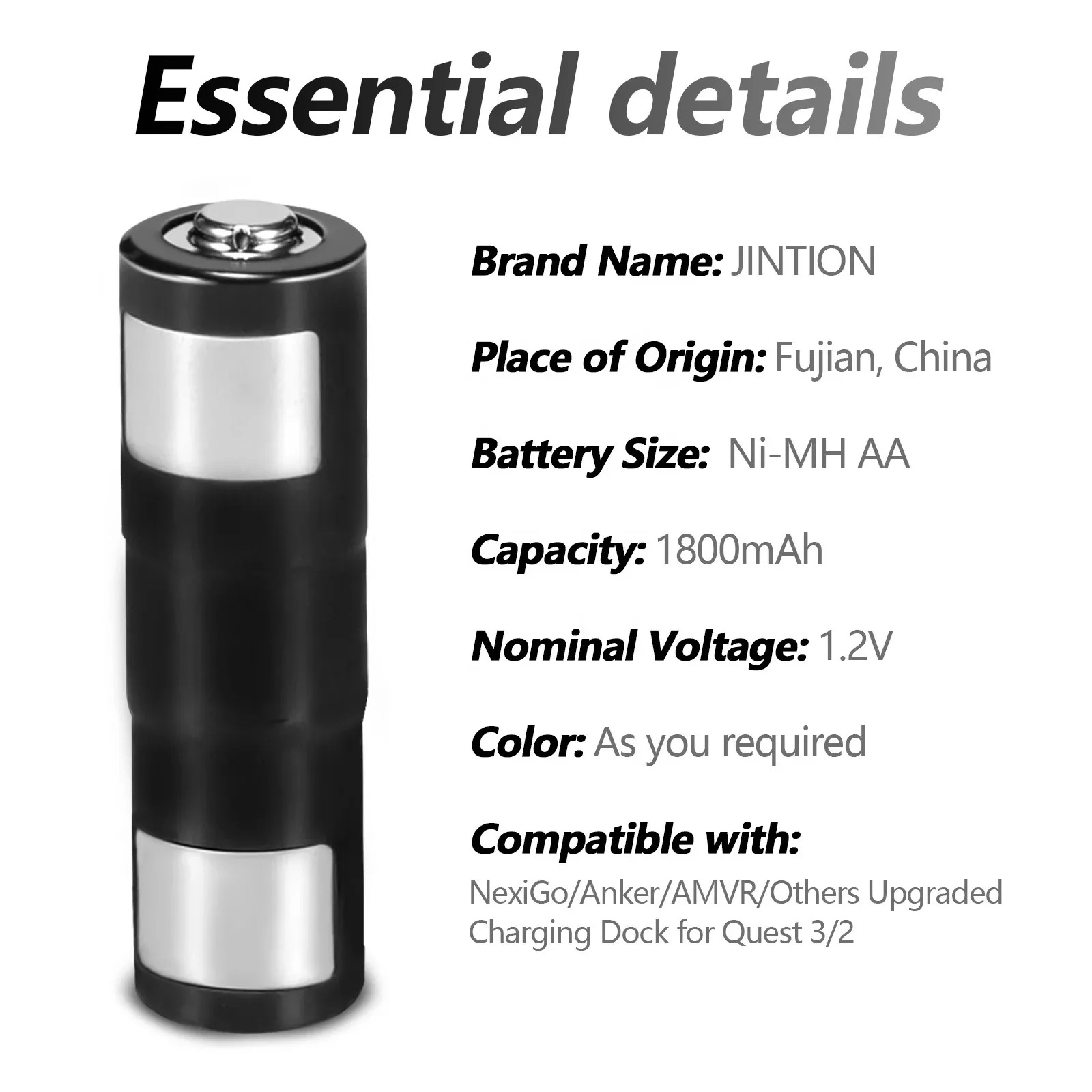 Mate Quest 3/3S ニッケル水素AAバッテリー  - Rechargeable Battery Aa のレビューと価格