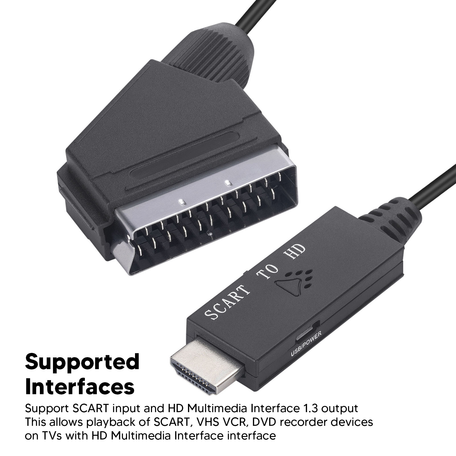 SCART to HD マルチメディア インターフェイス コ - Scart To Hdmi のレビューと価格