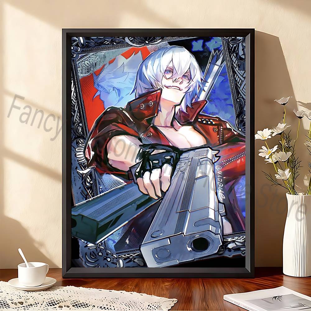 D-デビルメイC-Cryゲームポスターファンシーウォールステ - Retro Poster Gaming のレビューと価格
