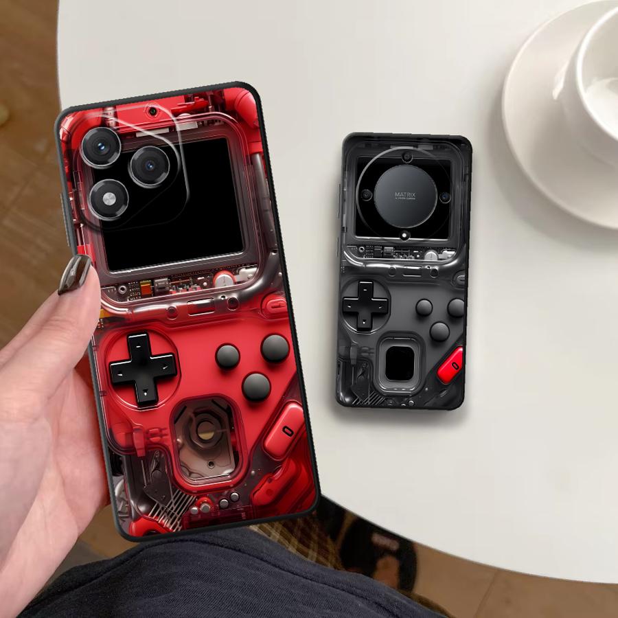 レトロなゲーム機風ケース Honor X7 70 X5b X - Retro Handheld Console のレビューと価格