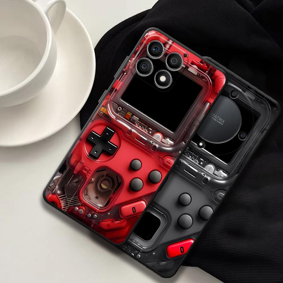 レトロなゲーム機風ケース Honor X7 70 X5b X - Retro Handheld Console のレビューと価格