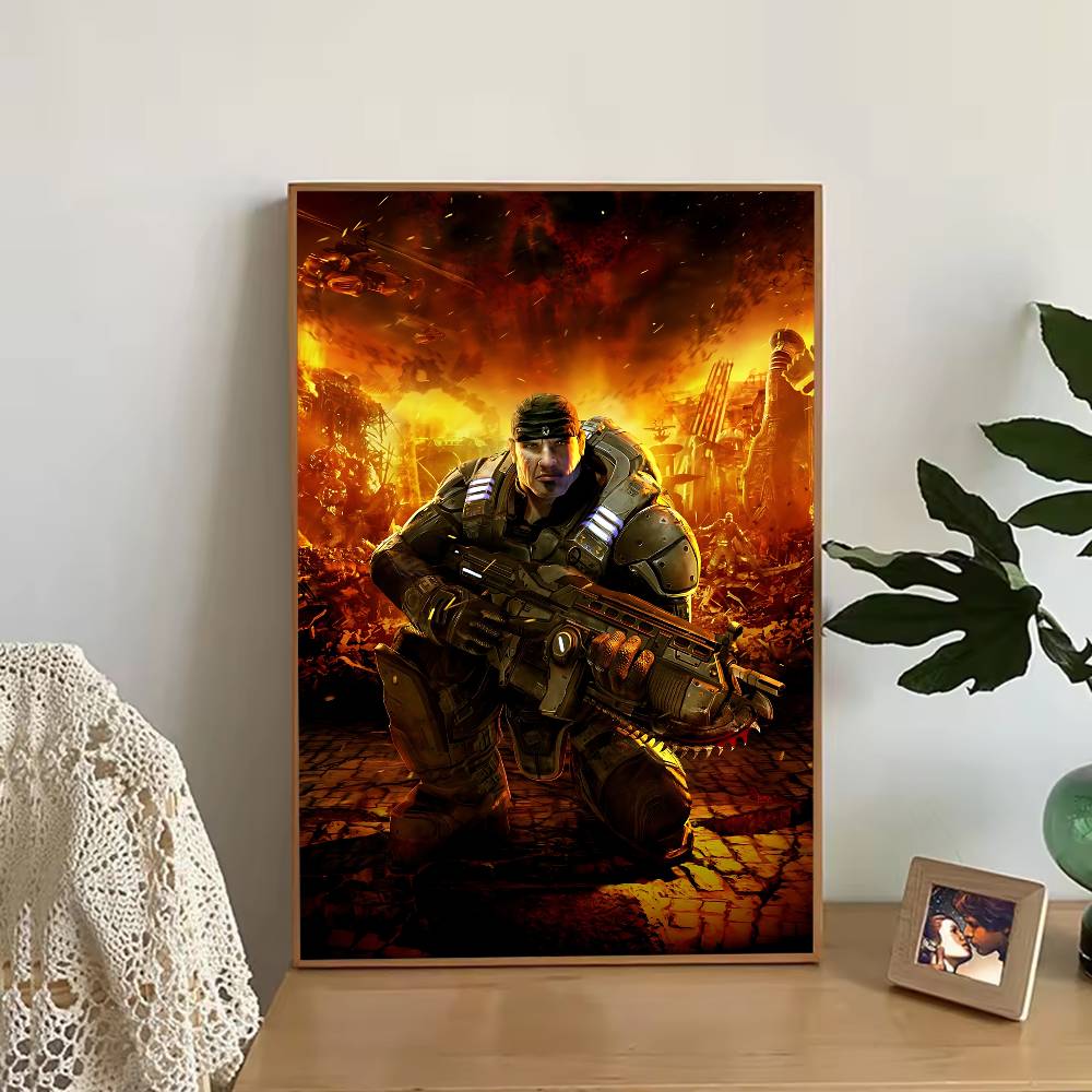 ゲーム G-Gears of W-War ポスターレトロ紙ス - Retro Poster Gaming のレビューと価格