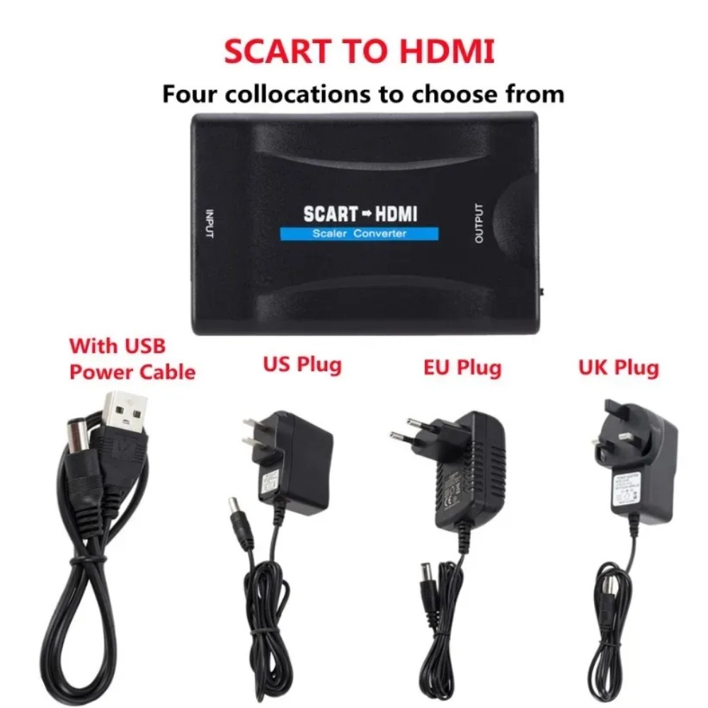 BGGQGG-SCARTからhdmi互換のビデオオーディオ高 - Scart To Hdmi のレビューと価格