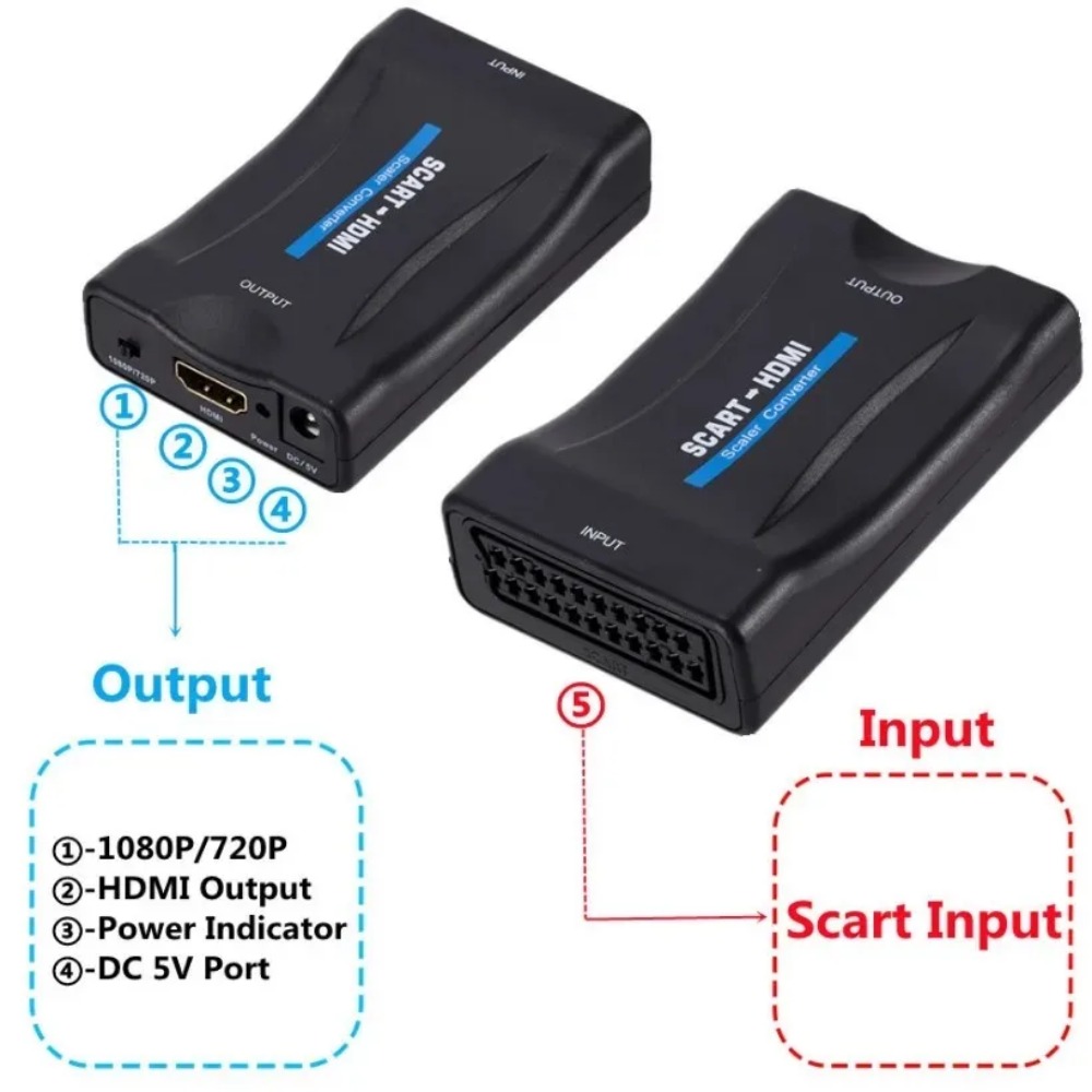 BGGQGG-SCARTからhdmi互換のビデオオーディオ高 - Scart To Hdmi のレビューと価格