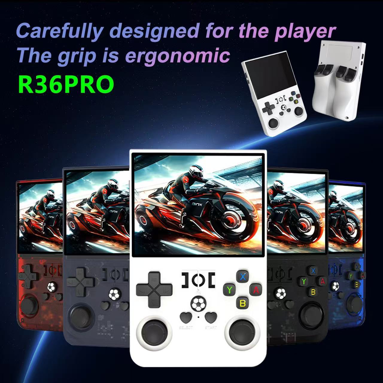 新型R36PRO R36MAX オープンソース ハンドヘルド - Retro Gaming Arcade Console のレビューと価格