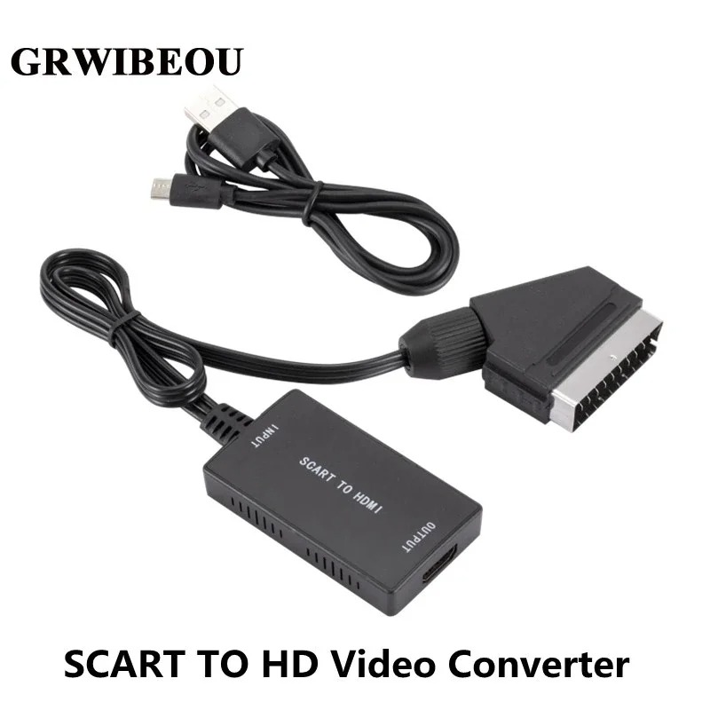 SCART to HDMI 互換コンバーター ケーブル付き  - Scart To Hdmi のレビューと価格