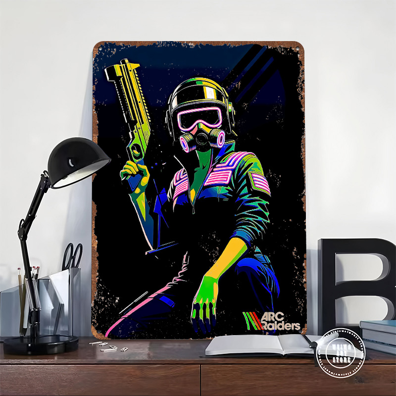 アークレイダーズゲームアートメタルポスターカスタマイズされた - Retro Poster Gaming のレビューと価格