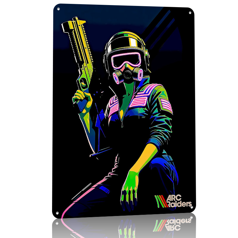 アークレイダーズゲームアートメタルポスターカスタマイズされた - Retro Poster Gaming のレビューと価格