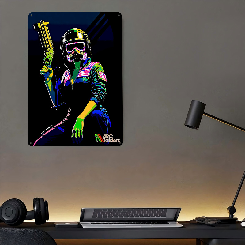アークレイダーズゲームアートメタルポスターカスタマイズされた - Retro Poster Gaming のレビューと価格