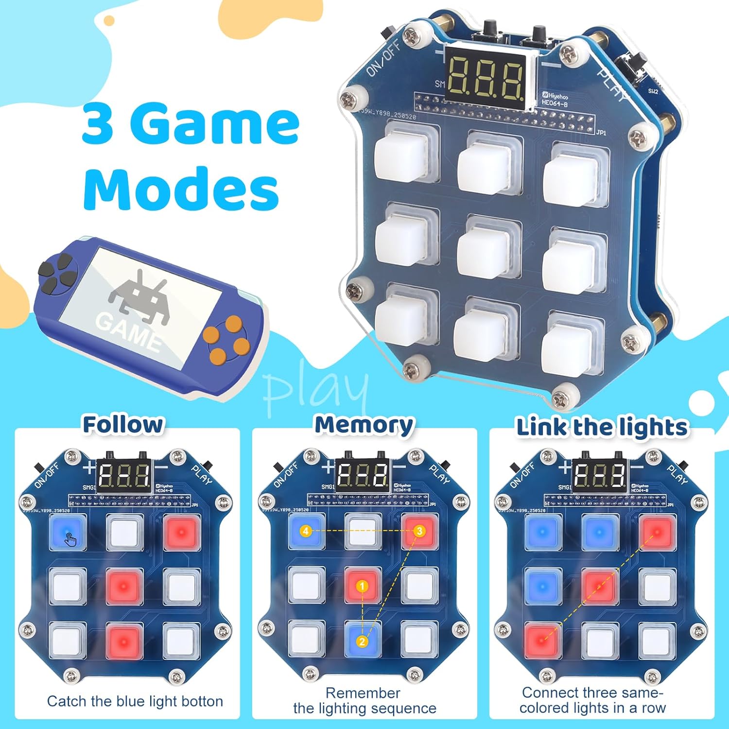 3-in-1 レトロゲームはんだ付けキット DIY ハンドヘ - Retro Gaming Ideas のレビューと価格